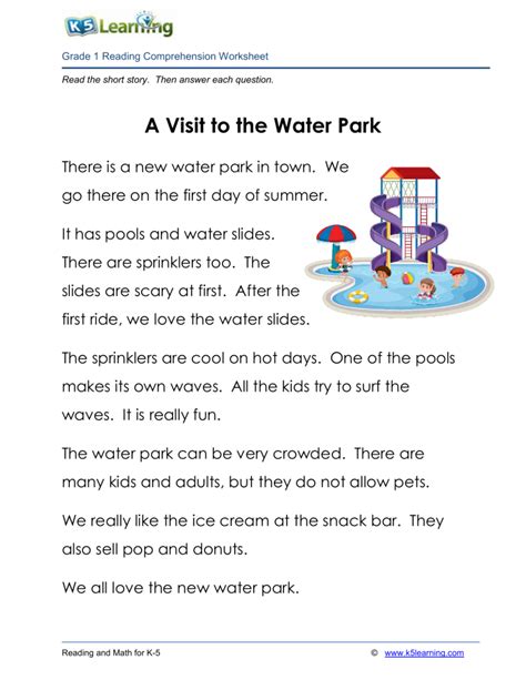 Grade 1 Children's Stories and Reading Worksheets .